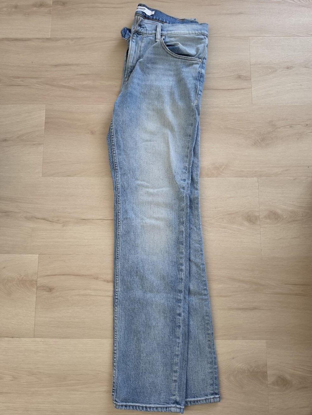 Hudson Jeans Men’s Slim Straight Light Wash Blue Denim